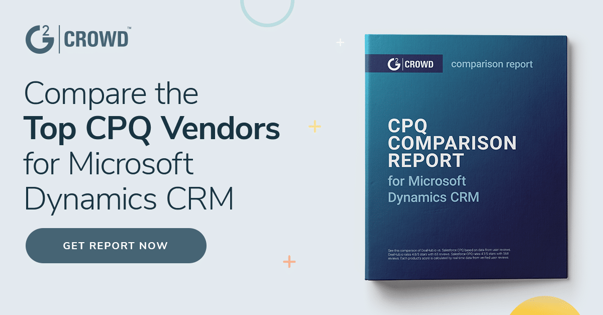 top CPQ vendors for Microsoft Dynamics CRM