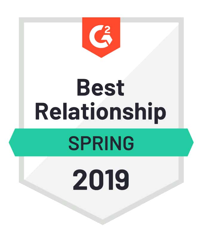 DealHub CPQ G2 Crowd Best Relationship Spring 2019