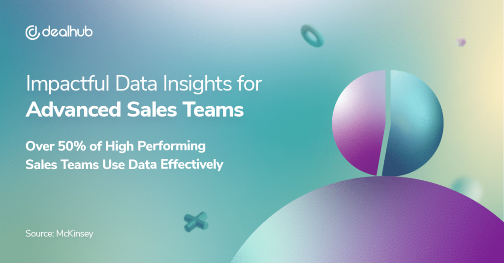 Data insights for advanced sales team over 50% of high performing sales teams use data effectively