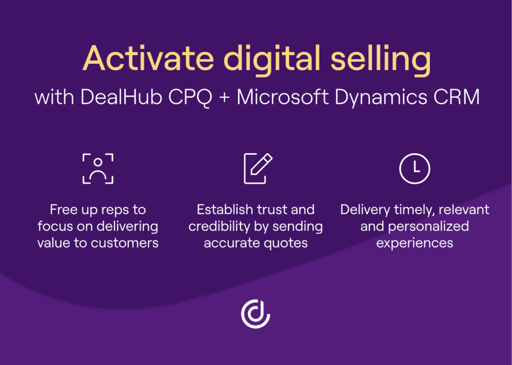 Activate digital selling with DealHub CPQ and Microsoft Dynamics CRM