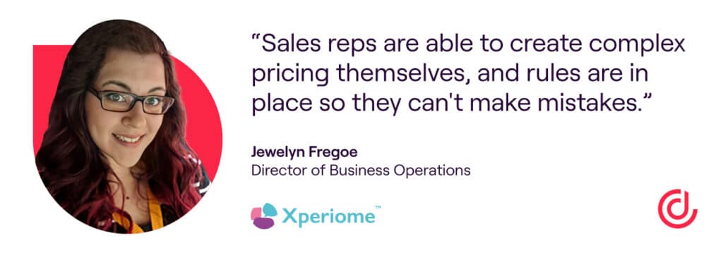 Xperiome customer testimonial about DealHub