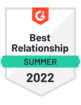 Best Customer relationship 2022