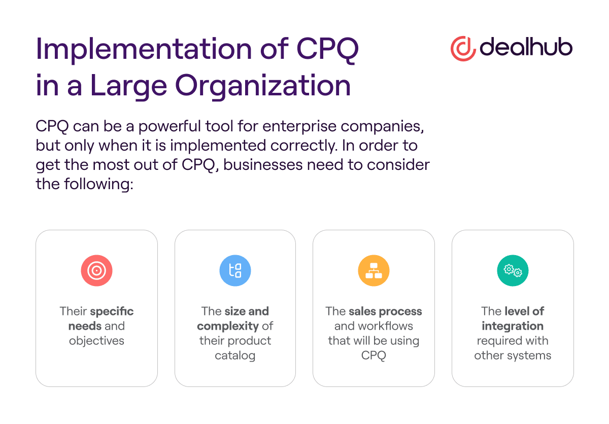  Implementation of CPQ in Large Organizations