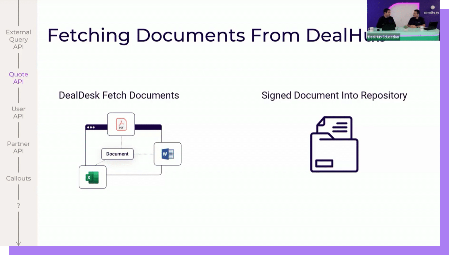 Extracting Documents from DealHub