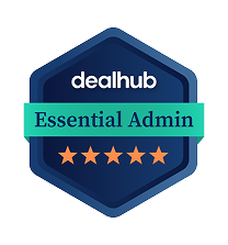 DealHub admin certification badge